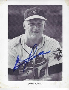 Autographed 8x10 Boog Powell Baltimore Orioles 1st Baseman 1961-74 AL MVP 1970 - Picture 1 of 1