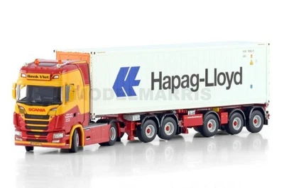 WSI 01-4497 Henk Vlot Transport Scania S Highline CS20H Avec Remorque Portaconta - Photo 1/4