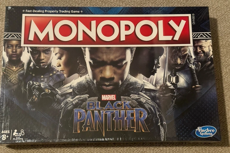 Hasbro Monopoly: Black Panther Edition Juego de Mesa (¡NUEVO!) ¡VER DETALLES! Foto 1 de 3