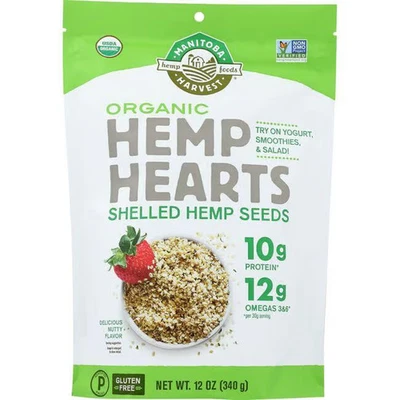 Manitoba Harvest Organic Hemp Hearts - Nutty 12 oz Pkg - Image 1 of 2