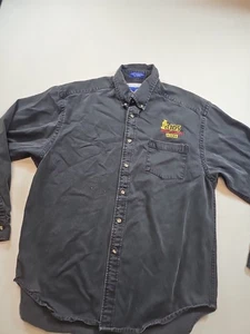 Vintage B-105 Country Radio Station Shirt Button Down Size X-Large - Picture 1 of 16