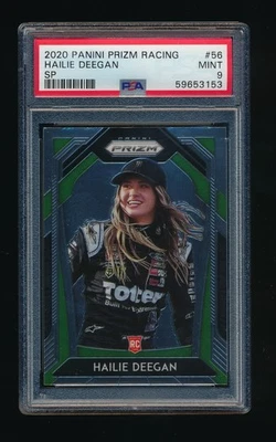 PSA 9 HAILIE DEEGAN 2020 PANINI PRIZM RACING #56B VAR SP INDY NXT NASCAR XFINITY - Image 1 of 2