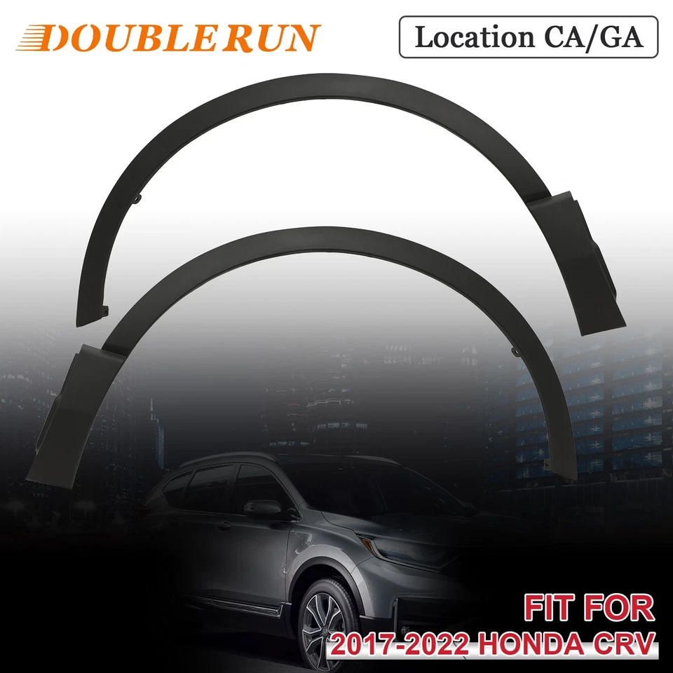 Fit For 2017-2022 Honda CRV CR-V Front Fender Flare Molding Trim Right+Left Side - Image 1 of 4
