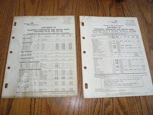1961 March Delco Rochester Bulletin 9A-95A 9A-100A Kits & Parts - 010 - Bild 1 von 2