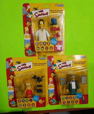 Figuras de Los Simpson Playmates WOS RARAS versiones del Reino Unido reverendo Lovejoy Lisa Smithers Foto 1 de 4