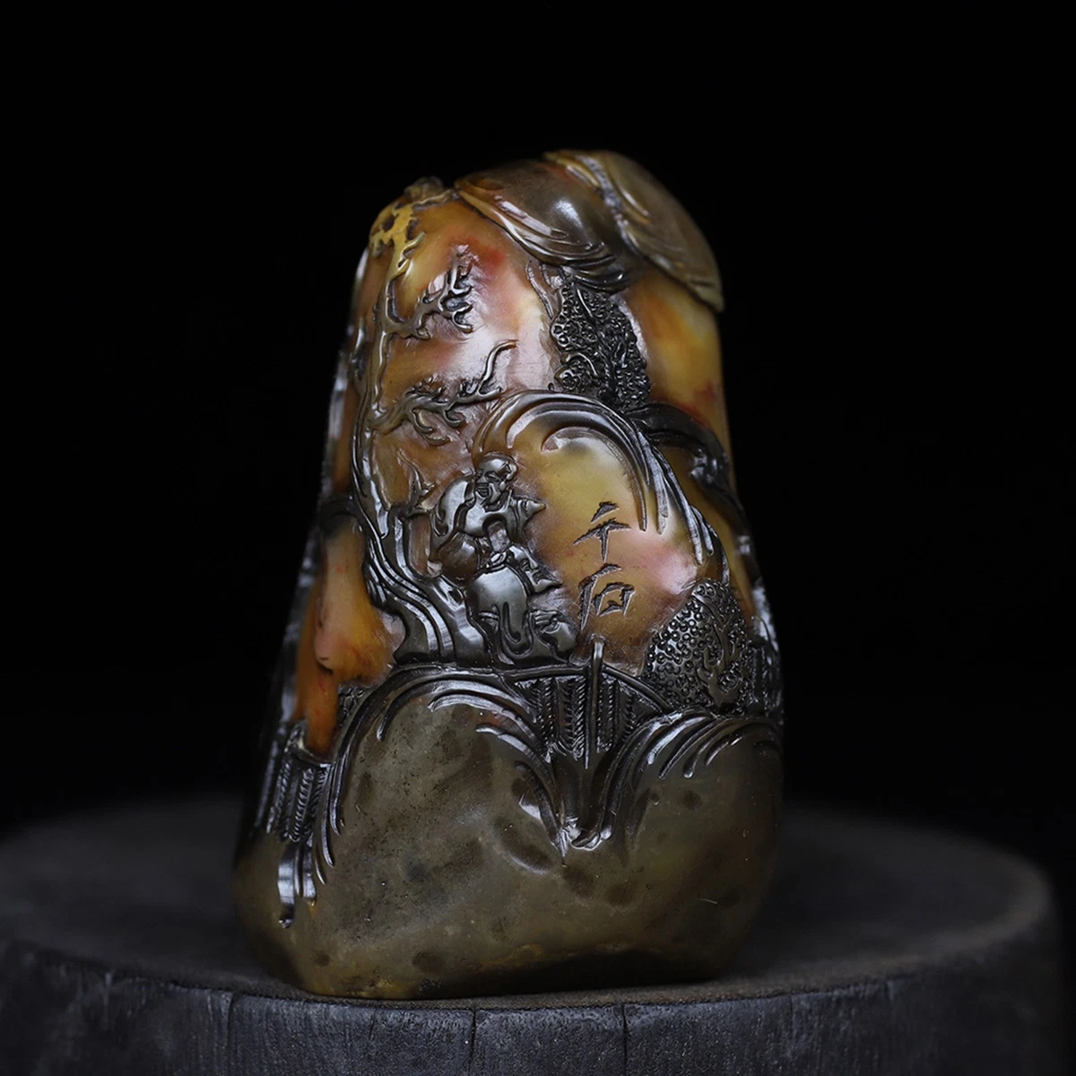 寿山石中国风印章| eBay