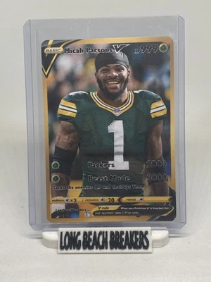 Tarjeta Pokémon Micah Parsons Green Bay Packers Foto 1 de 2