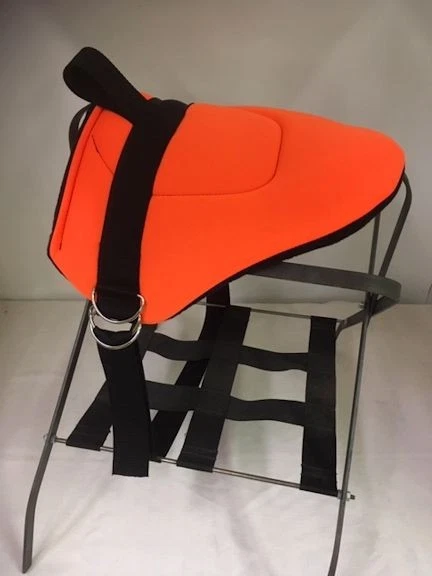 MINIATURE HORSE / SM PONY BAREBACK PAD CHILDRENS SADDLE-  SALE ORANGE - CLOSEOUT - Image 1 of 1