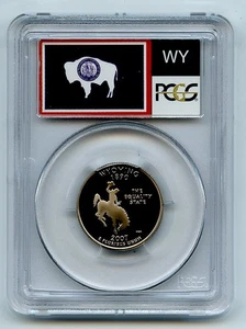 2007 S 25C Clad Wyoming Quarter PCGS PR70DCAM - Picture 1 of 2