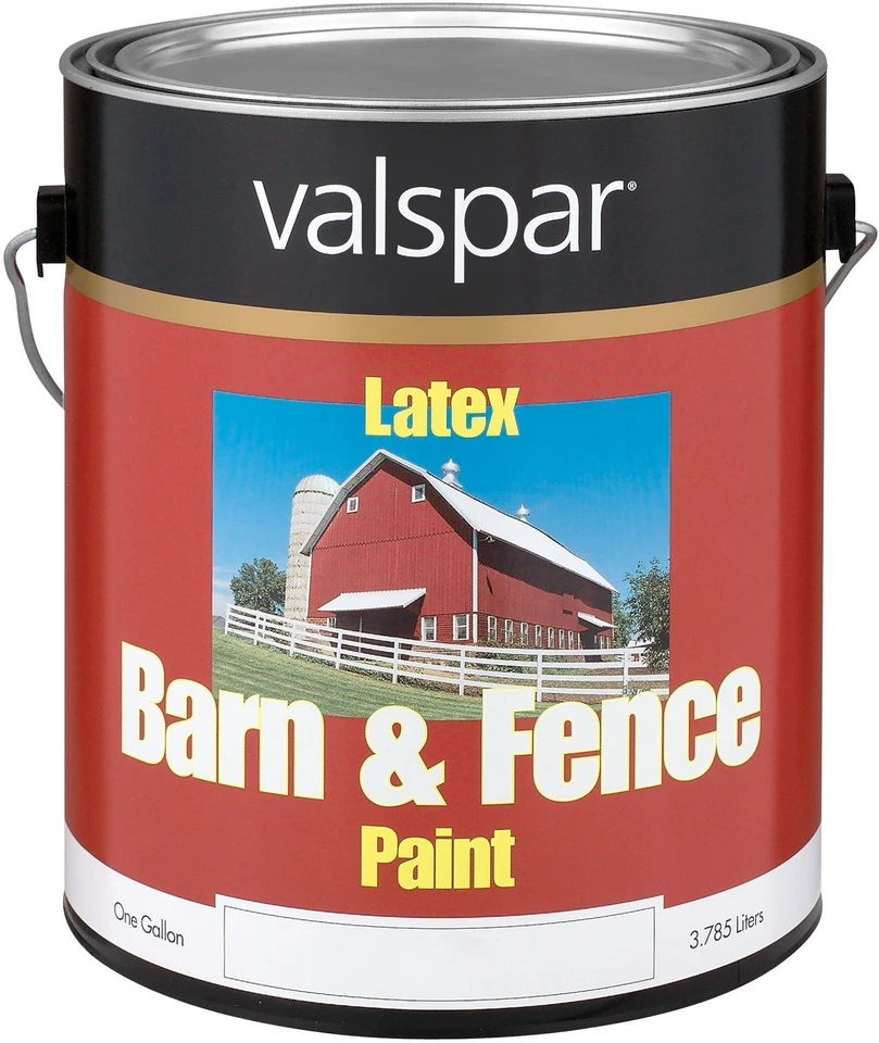 Valspar Latex Paint & Primer in One Flat Barn & Fence Paint