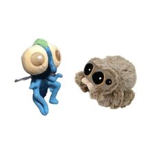 2PCS 20cm New Cute Lucas The Spider And Buzz Plush Stuffed toy Jumping Spider