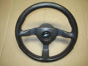 Ford Momo V35 Sportlenkrad 3-Speichen Leder schwarz 35cm KBA 70068 Nabe K4524 - Bild 1 von 13