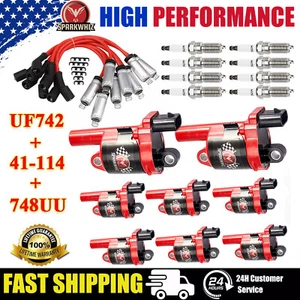 8 Pack Ignition Coil Pack Spark Plug For Dodge Ram 1500 4.7 V8 2002-2007 UF270 - Picture 1 of 22