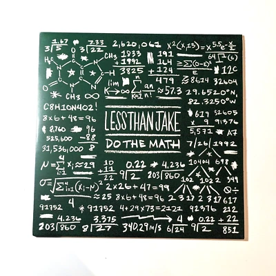 Less Than Jake Do the Math, 2014 Ska Punk, Fat Wreck, Unplayed, 7" Vinyl Record - Image 1 of 4
