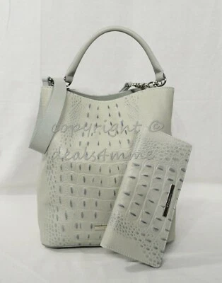 CONJUNTO de Cartera/Bolso de Hombro Brahmin Amelia + Cartera Ady en Ocean Collodi Foto 1 de 4