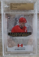 2015 Leaf In The Game Superlative PPP STEVE YZERMAN International Ice RAREST 1/1