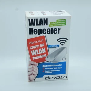 devolo WLAN Repeater Verstärker Weiß - 300 Mbit/s, 1x LAN, WPS - OVP - Bild 1 von 9