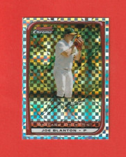2008 Bowman Chrome XFRACTOR # 16 Joe Blanton OAKLAND ATHLETICS 050/250