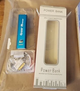 Universal Portable External Power Bank Battery Chargers NIP 2600mAh 0134 - Picture 1 of 4