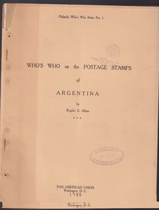 SELLOS POSTALES QUIÉN ES QUIÉN en siete volúmenes AMÉRICA LATINA - Imagen 1 de 15