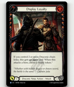 Flesh And Blood Display Loyalty (Red) - The Hunted - Picture 1 of 1