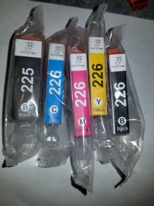 5PK Ink Cartridges For Canon 225/226 PGI-225 CLI-226 PGBK/C/Y/M/BK - Picture 1 of 2