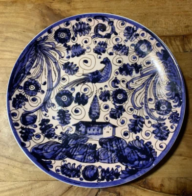 CERAMICHE D'ITALIA--PIATTO STILE ALBISOLA-FAENZA - Immagine 1 di 2