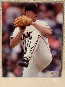 Matt Cain Signed San Francisco Giants 8x10 Photo Tristar - Picture 1 of 5