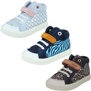 Childrens Clarks Casual Ankle Boots 'City Pop' - Picture 1 of 28