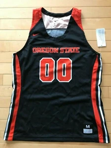 Nike Oregon State Beavers #00 Elite Basketball Black Jersey Women's Sz M NWT - Picture 1 of 2