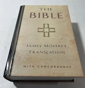 The Bible, James Moffatt Translation Hardcover with Concordance, Kregel VG - Picture 1 of 4