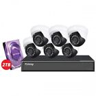 Galaxy Hunter Series 8-Channel 5MP IP Eyeball 2TB Surveillance Camera Kit System