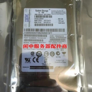 For IBM 00Y2431 900GB 2.5 10K SAS 00Y2505 00MJ147 V3700 Storage Hard Drive - Afbeelding 1 van 5