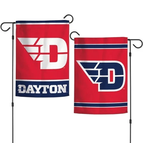 DAYTON FLYERS 2 SIDED GARDEN FLAG 12"X18" YARD BANNER NCAA LICENSED Cover