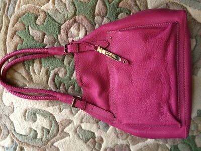 Cole Haan B29527 Soft Tote Raspberry Raleigh  - Image 1 of 4