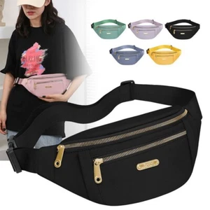 Men Women Fanny Pack Belt waist Bag Cross body Sling Shoulder Travel Sport Pouch - Picture 1 of 23