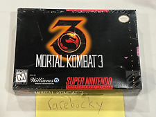 Mortal Kombat 3 (Super Nintendo SNES) NEW SEALED V-SEAM FIRST RUN MADE IN JAPAN!