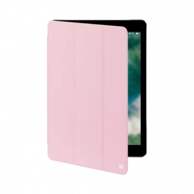 XQISIT Piave iPad Air 2 Slim Tri-Fold Folio Case Cover & Stand Auto On/Off Pink - Image 1 of 4