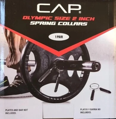 (Paquete de 2) 1 par de collares de resorte CAP Olympic tamaño 2 pulgadas Foto 1 de 2