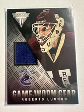 K105,677 - 2013-14 Panini Titanium Game Worn Gear #GGLU Roberto Luongo Jersey
