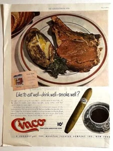 CINCO CIGARS ~ 1946 Full Page Advertisement - Picture 1 of 1