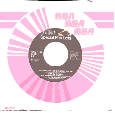 PERRY COMO: HOT DIGGITY DOG DIGGITY BOOM / KO KO MOE, I LOVE YOU SO, 45 RPM 5607 - Image 1 of 3