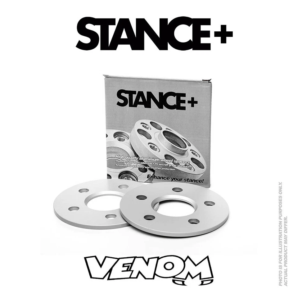 Stance+ 6mm Alloy Wheel Spacers 5x112 57.1 Audi S3 2006-2012 8P - Image 1 of 1