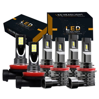 Combo Faro LED Luz Alta/Baja + Kit Bombillas Antiniebla Para Nissan Máxima 2017-2020 Foto 1 de 4