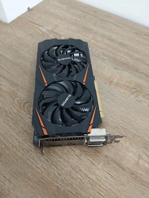 Gigabyte Geforce GTX 1060 Windforce 6GB Graphic Card (GVN1060WF2OC6GD) - Black - Image 1 of 4