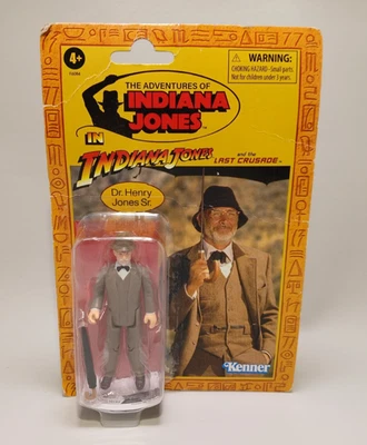 Figura Indiana Jones Colección Retro Dr. Henry Jones Sr. Last Crusade 3.75" NUEVA Foto 1 de 3