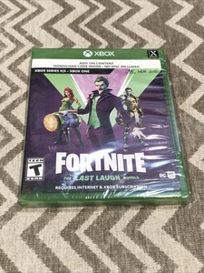 PACCHETTO XBOX FORTNITE THE LAST LAUGH SIGILLATO IN FABBRICA NUOVO VALUTATO T per TEEN - Foto 1 di 3