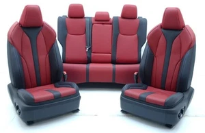 LEXUS NX 350h F SPORT FRONT REAR RED LEATHER HEAT COOL SEATS FLOOR MAT BRAND NEW - Picture 1 of 24
