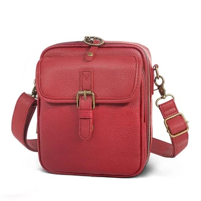 Bolso Mensajero Vintage,Bolsos Bandolera de Cuero de Gran Capacidad para Mujer,Mini Shoul... Foto 1 de 4