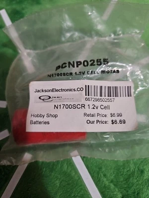 RC 1700scr Single Cell Battery 1.2v - Image 1 of 2